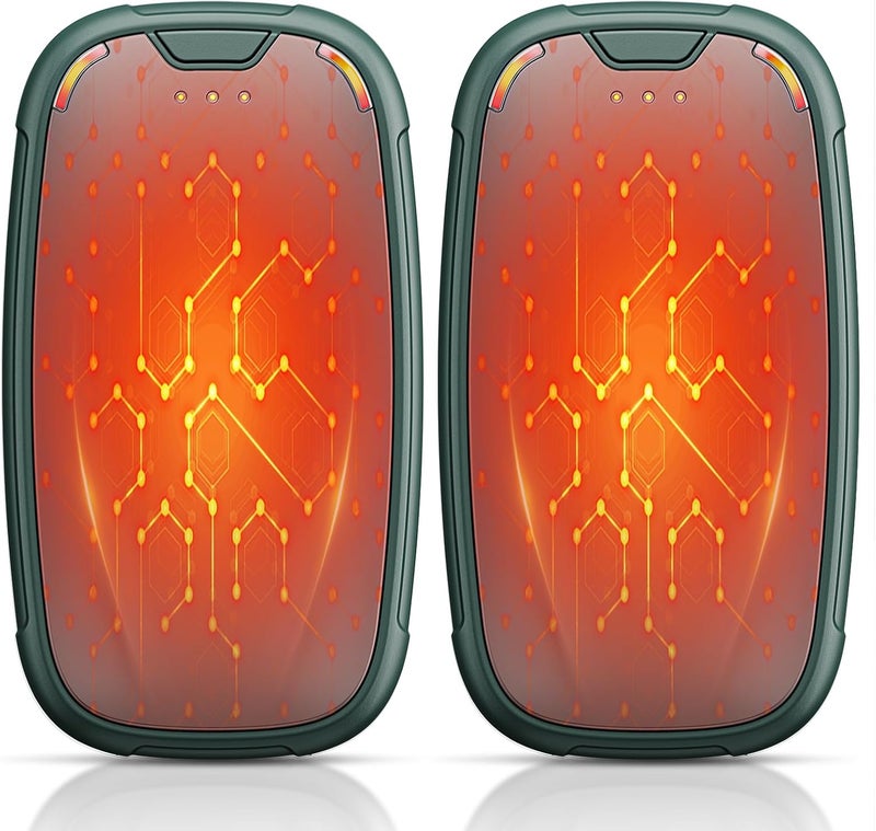 Aililan Hand Warmers Rechargeable 2 Pack, 3-Settings Rechargeable Hand Warmer, AI Smart Heating, Pocket Portable Electric Hands Warmer, Magnetic Handwarmers, A Winter for Kids and Loved Ones - Image 1